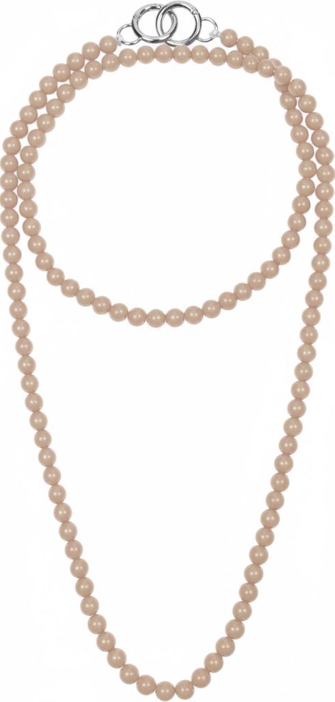 styleBREAKER Handykette Perlen mit Handy-Patch | Universal Crossbody Handyband zum Umhängen | 2 in 1 Wechsel Taschengurt für Handtaschen | 130 cm...