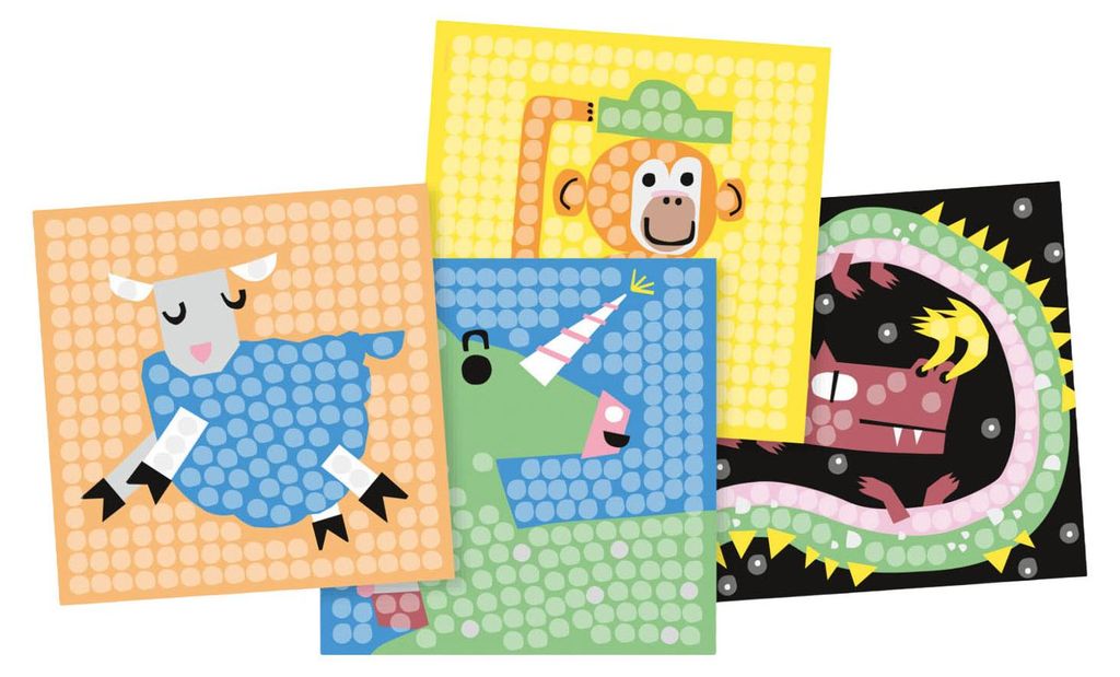 PlayMais-Set zum Verzieren von Karten