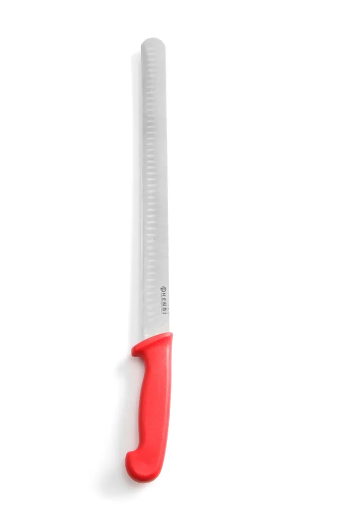 Coltello Prosciutto HENDI Rosso 490mm | Acciaio Inox HACCP Professionale