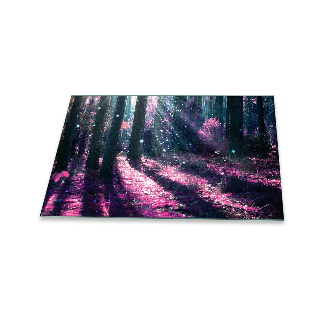 Copri Piano Cottura Vetro Porpora 80x52 Elegance - Protezione Alzatina
