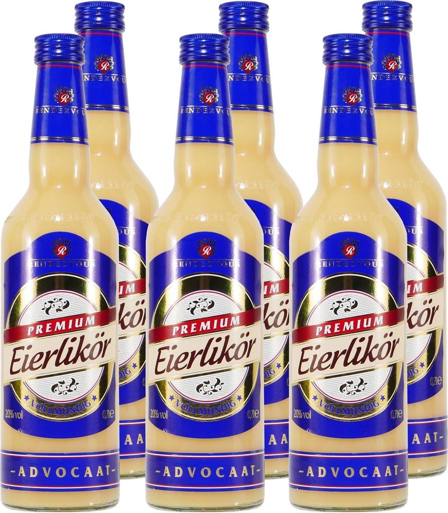Rendezvous Eierlikör Advocaat -vollmundig- (6 x 0,7L)