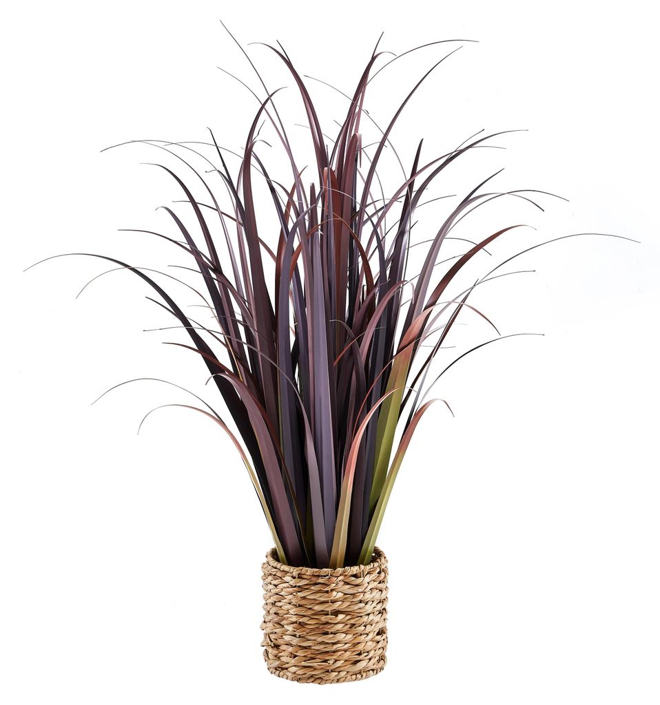 aplanta Künstliches Gras – Severin | 90 cm, für drinnen, Kunstpflanze, wie echt, Allergiker geeignet, pflanzliche Dekoration Praxis, Office & W...