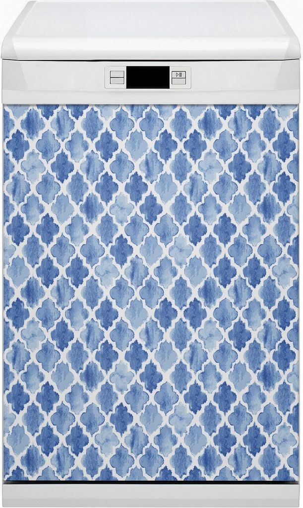 Magnete Küche Magnetmatte Magnet für Spülmaschine Abwaschbar Nachbildung 45x80 cm - Marokkanisches Muster