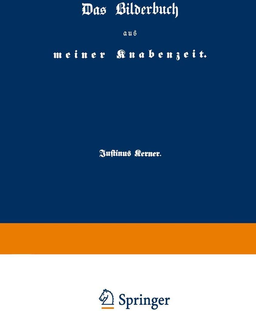 Das Bilderbuch aus meiner Knabenzeit