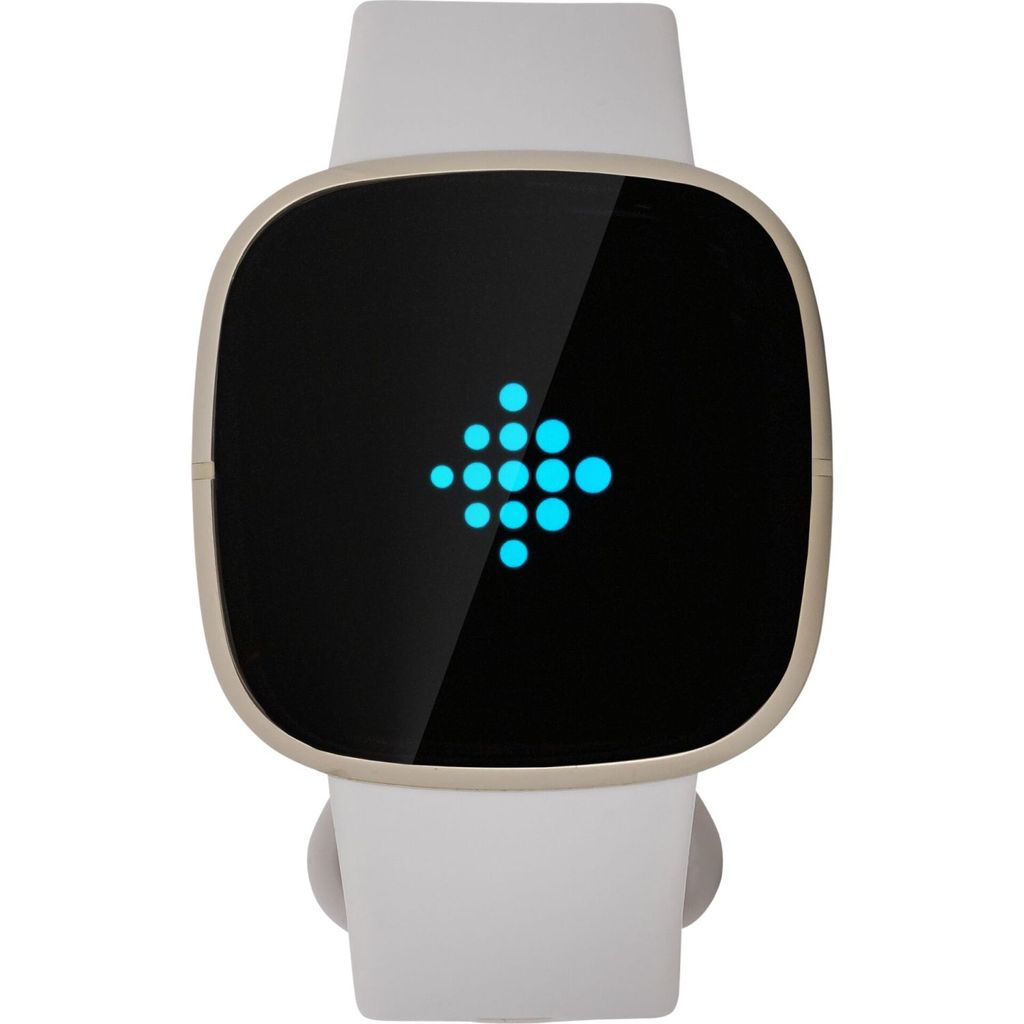 Smartwatche Fitbit Sense mondweiß/softgold