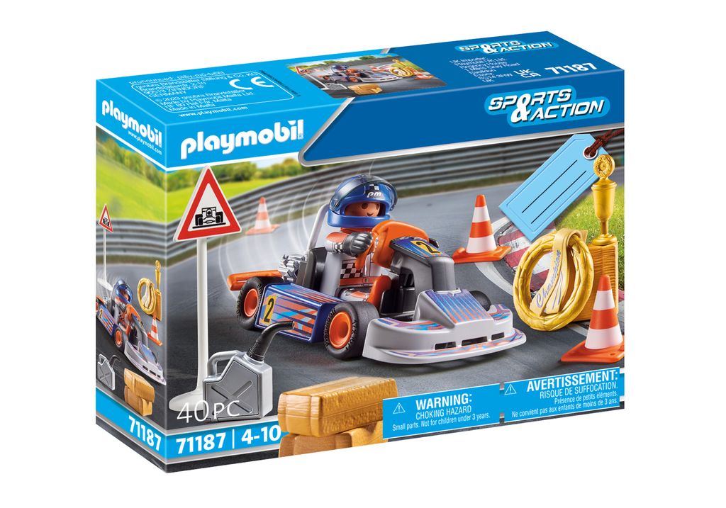 Motokárový závodník Obrázek produktu 