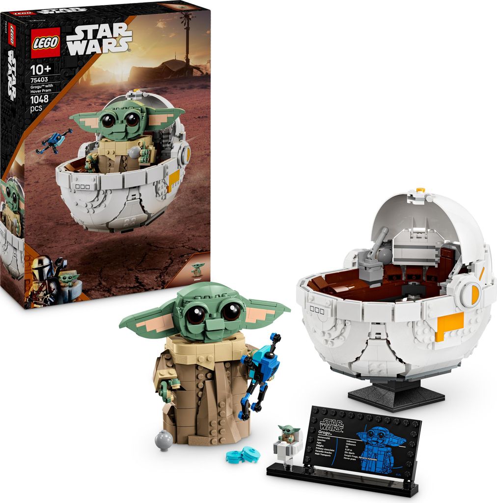 LEGO Star Wars 75403 Grogu in seiner Repulsorwiege aus The Produktbild 