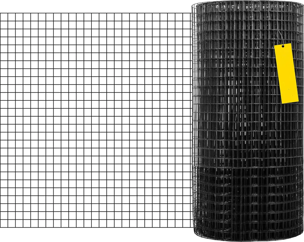 Grillage SucceBuy 16 Gauge en Acier Galvanisé de 0,9x15m avec Maille 1x1"