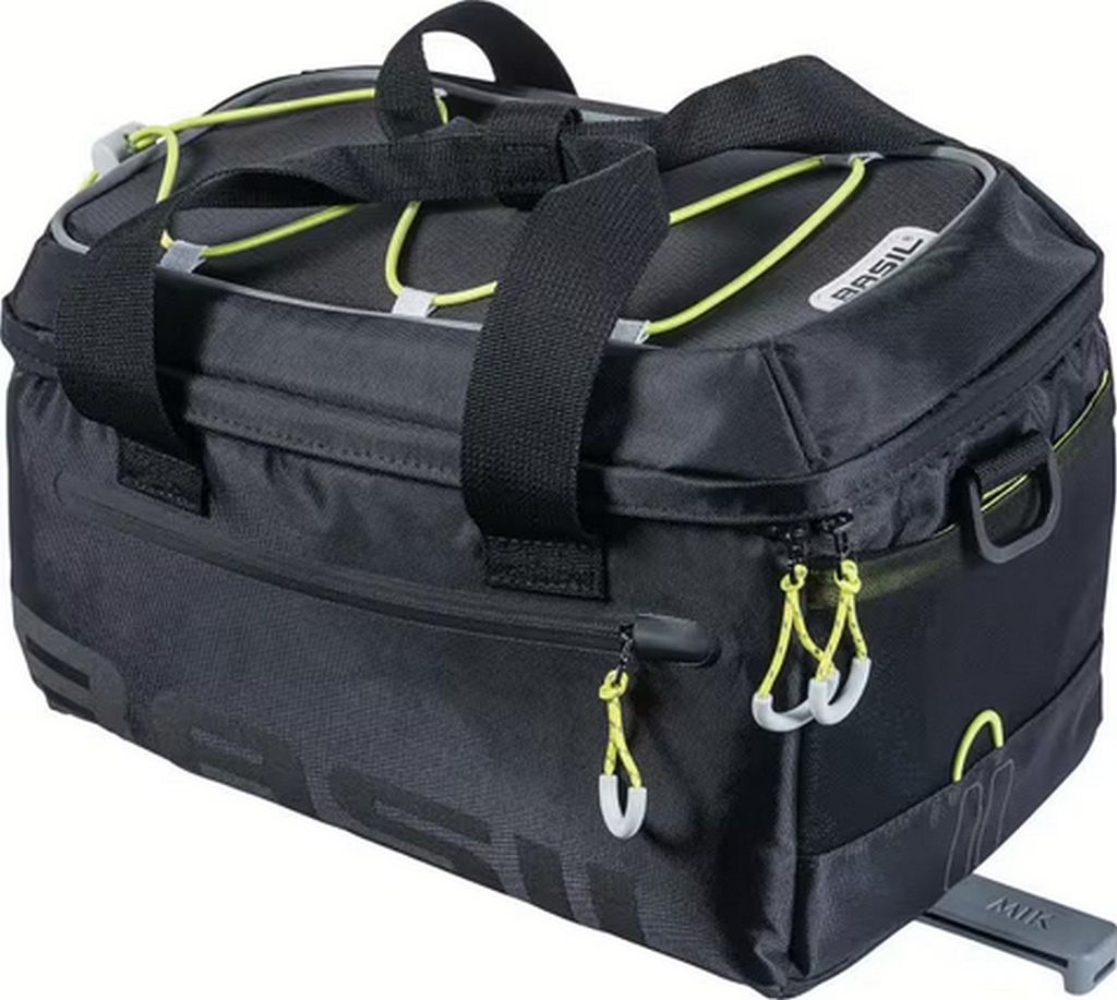 BASIL Gepäckträger-Tasche "Miles MIK 2.0", schwarz lime Produktbild 