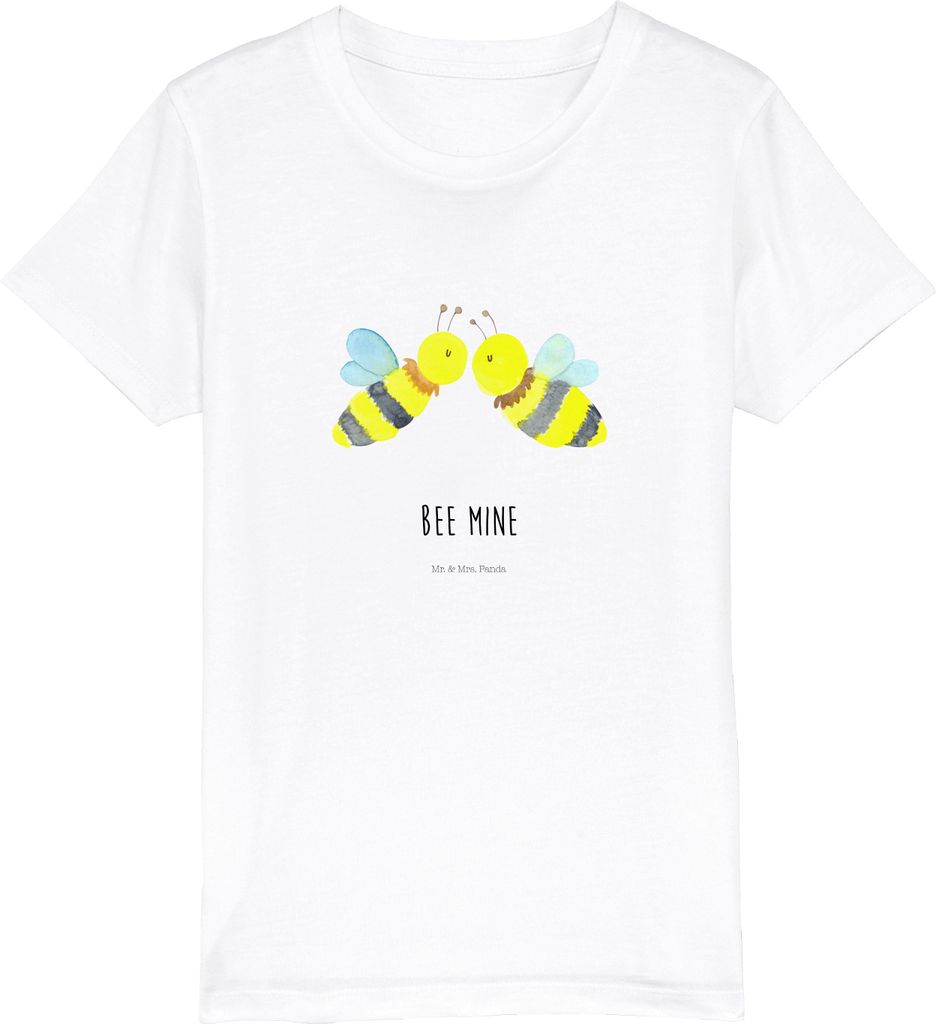 Mr. & Mrs. Panda Organic Kinder T-Shirt Biene Liebe 9-11 Produktbild 