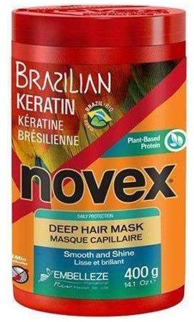 Novex Brazilian Keratin Deep Hair Mask Masque pour cheveux Image du produit 