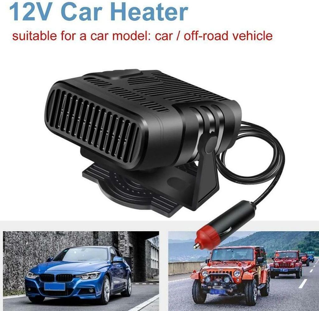 Tragbarer Keramik-Auto-Heizlüfter 12V / 24V DC Defogger Produktbild 2