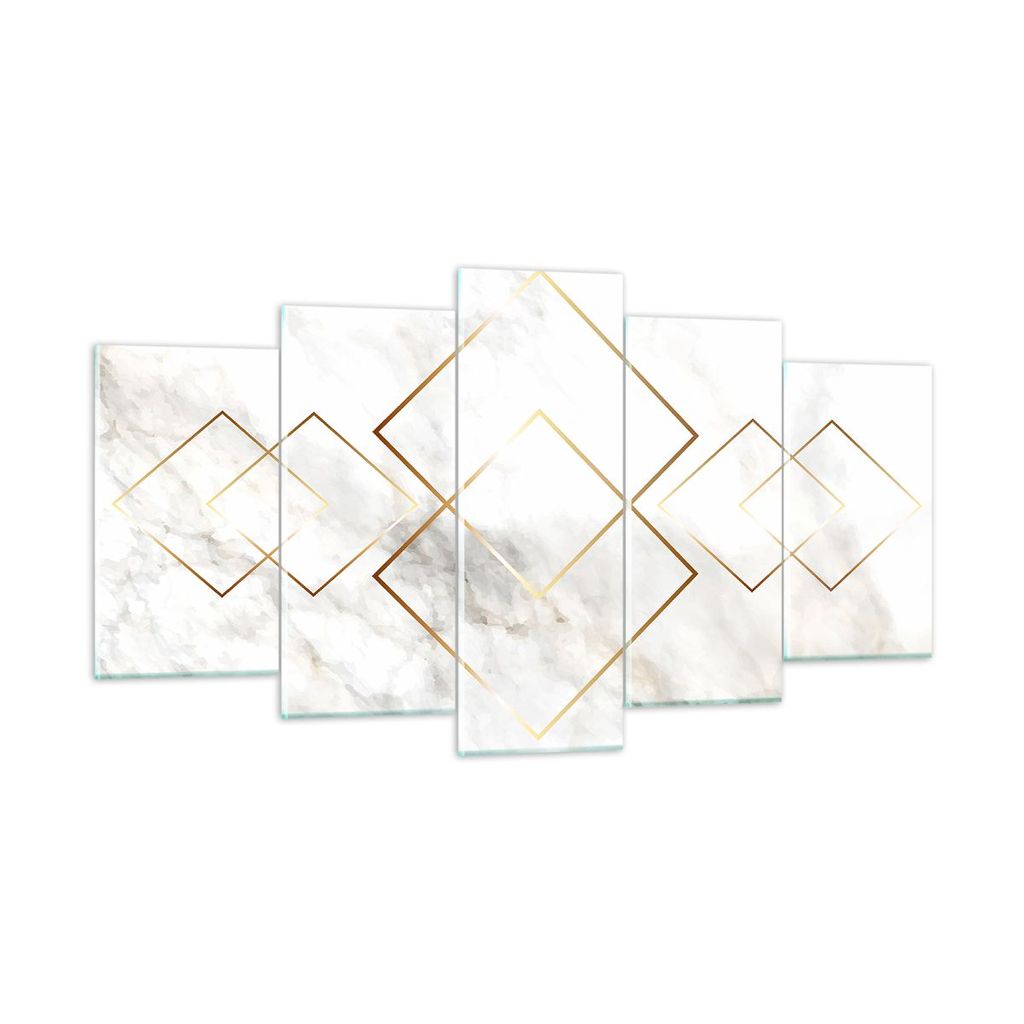 Bilder auf glas - Abstraktion modern - 160x85cm - Glasbilder - Wandbilder - Kunstdruck - zum Aufhängen bereit - Wanddekoration aus Glas - Glas Bil...