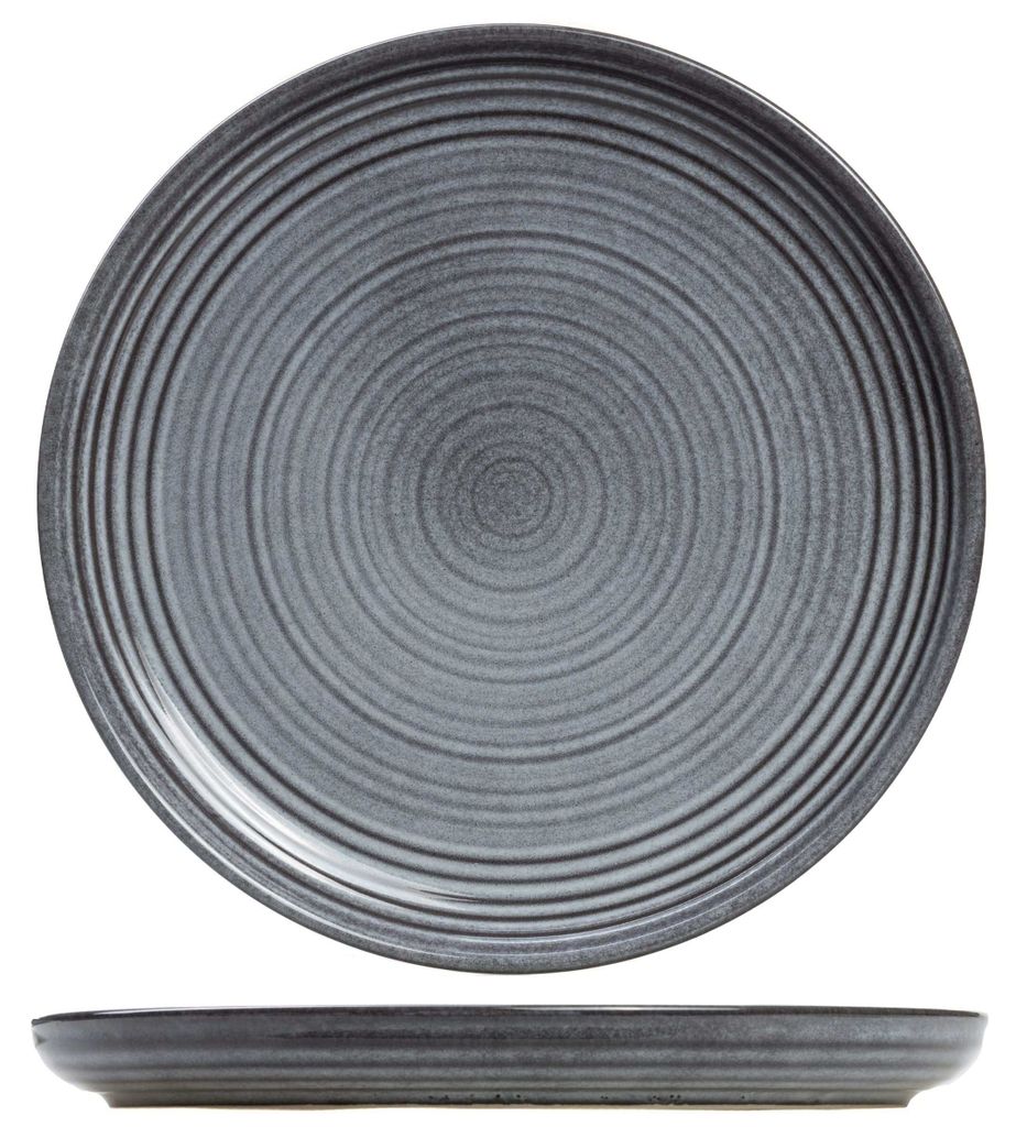 Cosy & Trendy Dinerplatten Kentucky Grey ø 27 cm - 4 Stück