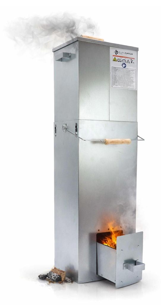 Eurocatch Teleskop-Räucherofen Quadratisch 101 cm – Smoker Produktbild 