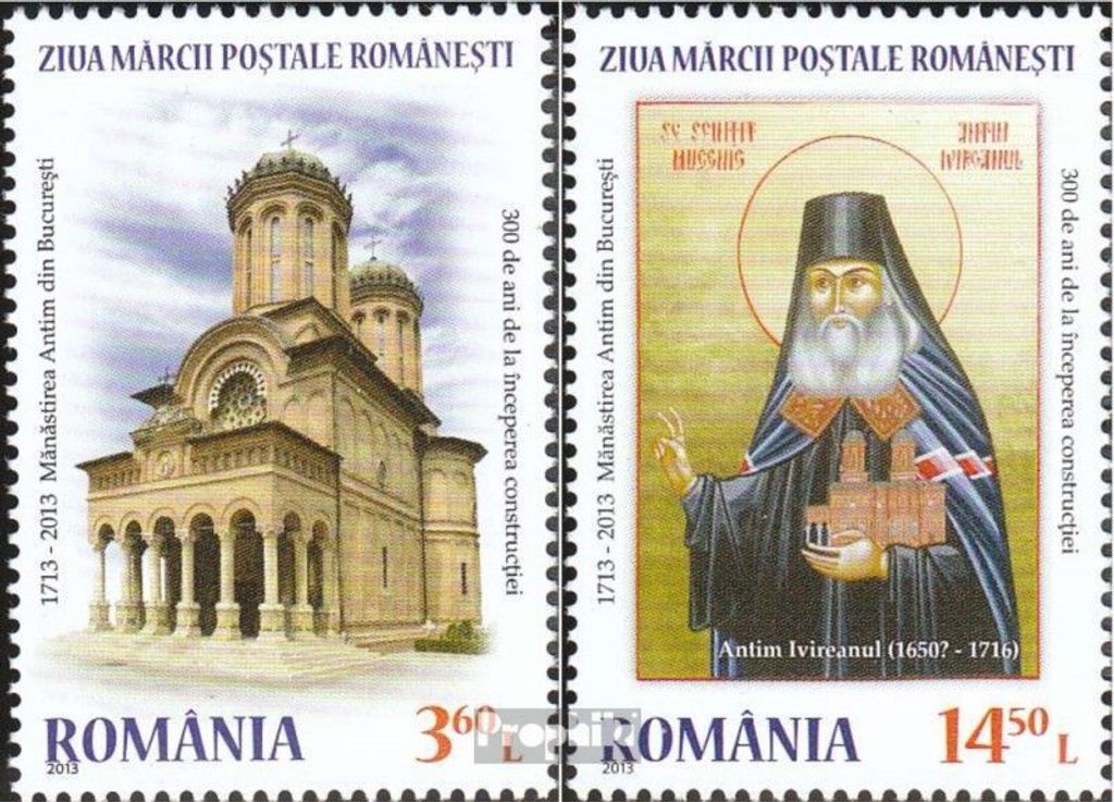 Briefmarken Rumänien 2013 Mi 6730-6731 (kompl.Ausg.) postfrisch Allerheiligenkloster