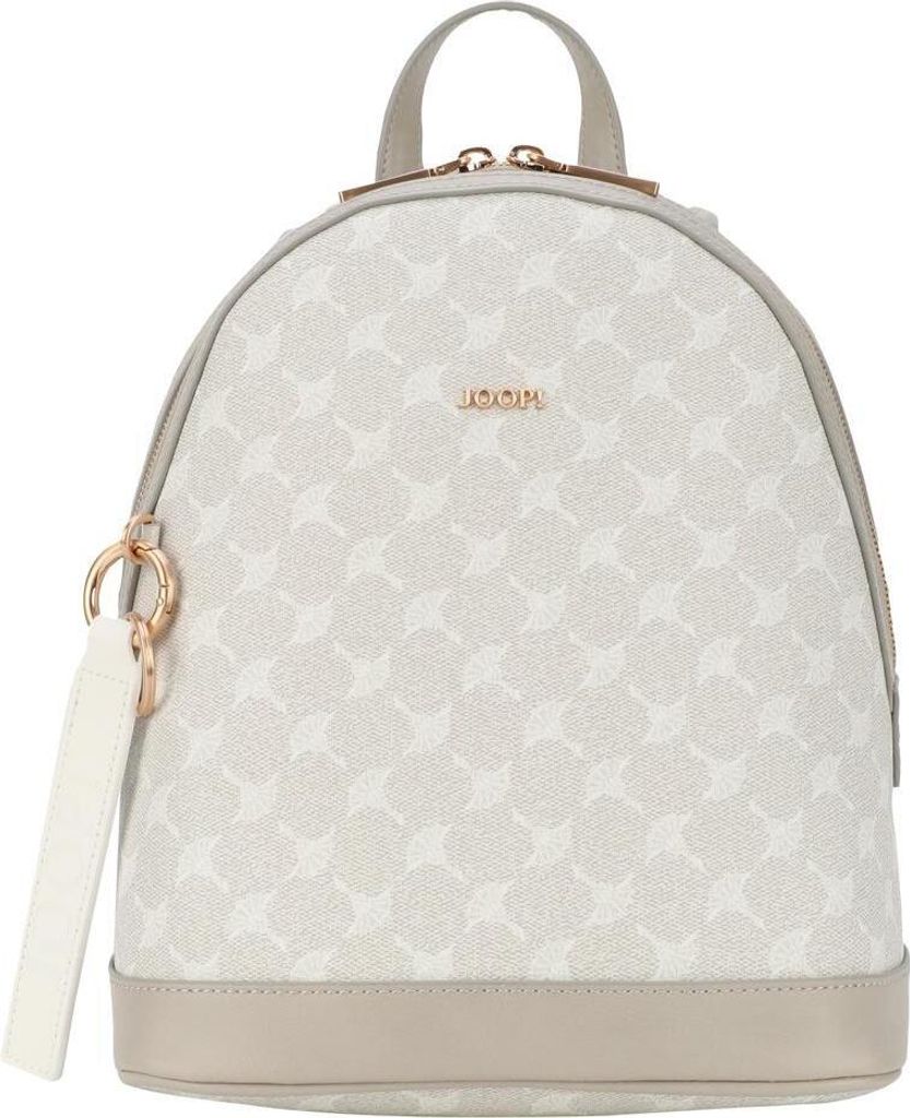 Joop! Damen Citypack/ Daypack/ Rucksack ENRICA Hellgrau Kunstleder