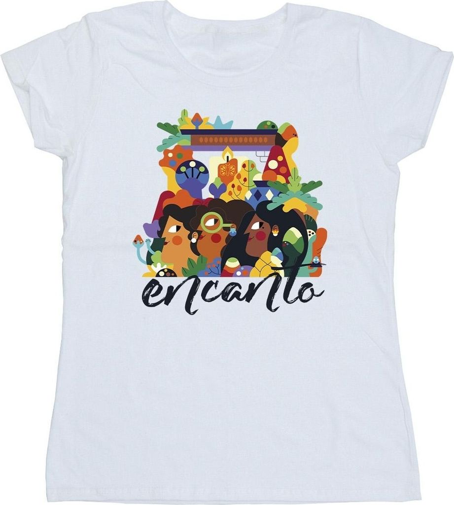Disney - "Encanto" T-Shirt für Damen BI48589 (L) (Weiß)
