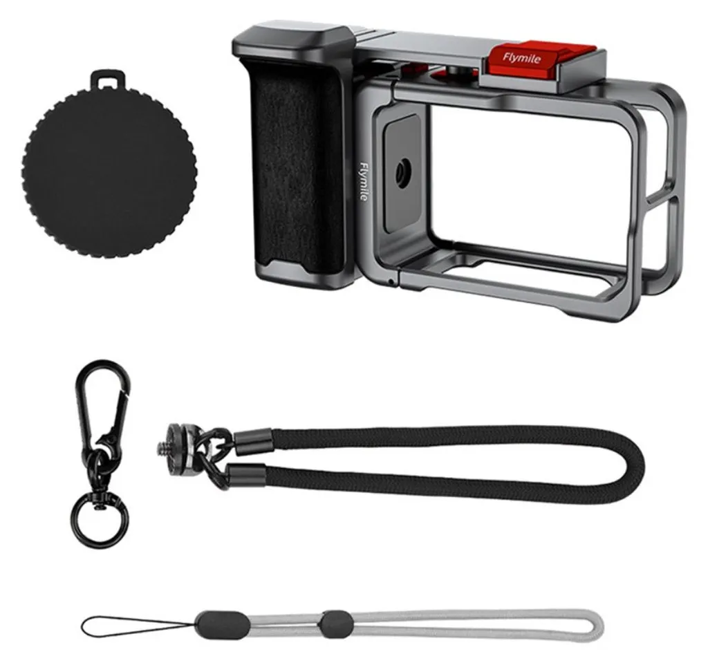 Kit Cage Rabbit INF pour DJI Action 5 Pro 4 3 Poignée Antidérapante