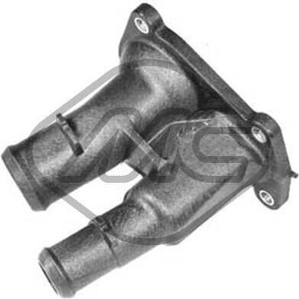 Metalcaucho 03806 Kühlmittelflansch für FORD Fiesta Mk6 Schrägheck (JA8, JR8) Wasserflansch