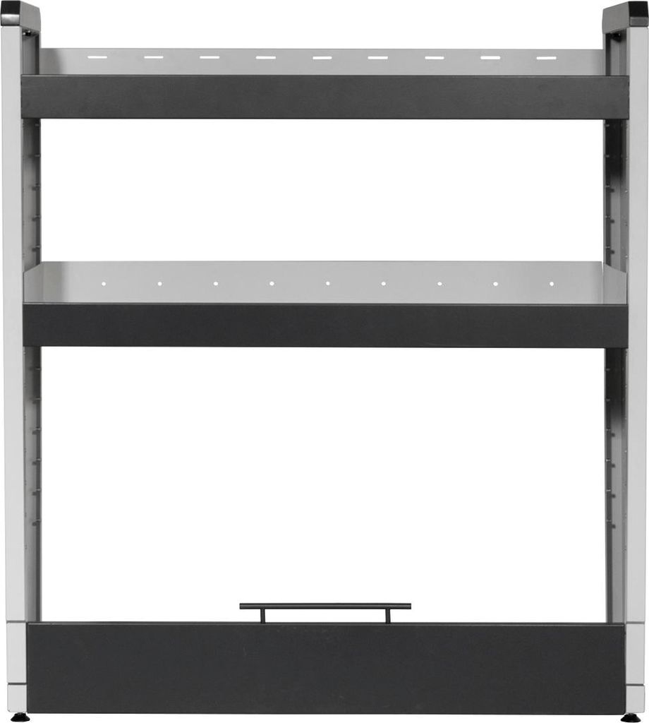 Fahrzeugregal KFZ | 2 Ebenen | HxBxT 110x98x40cm | Lichtgrau/Anthrazit