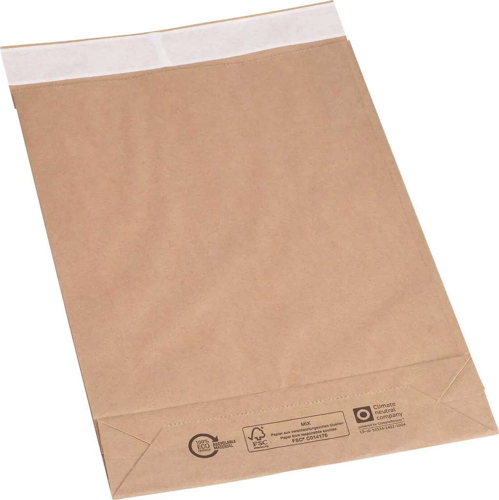 flexiPAK 2FVMF000504: 300 Shopper Kraft Marroni 300x80x430mm Minimal