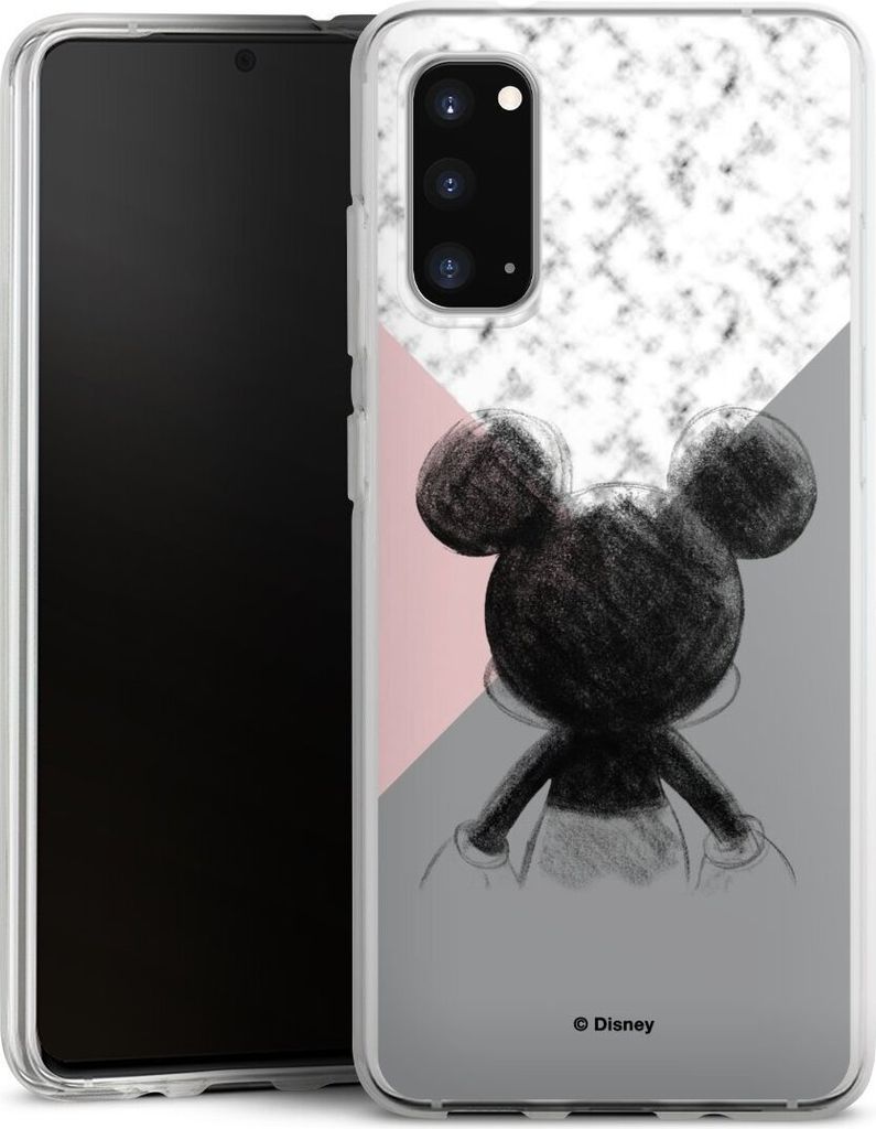 DeinDesign Handyhülle für Samsung Galaxy S20 Silikon Hülle Case Smartphone Schutzhülle Disney Marmor Mickey Mouse