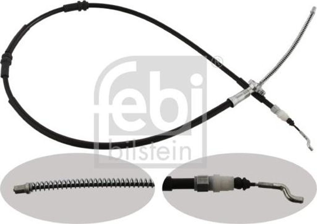 FEBI BILSTEIN 36711 Seilzug, Handbremse OE 2H0609721A kompatibel mit Amarok