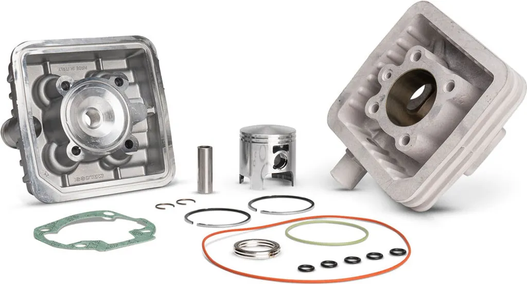 Cylindre aluminium Malossi 65cc LC D 45,5 performant et haute résistance