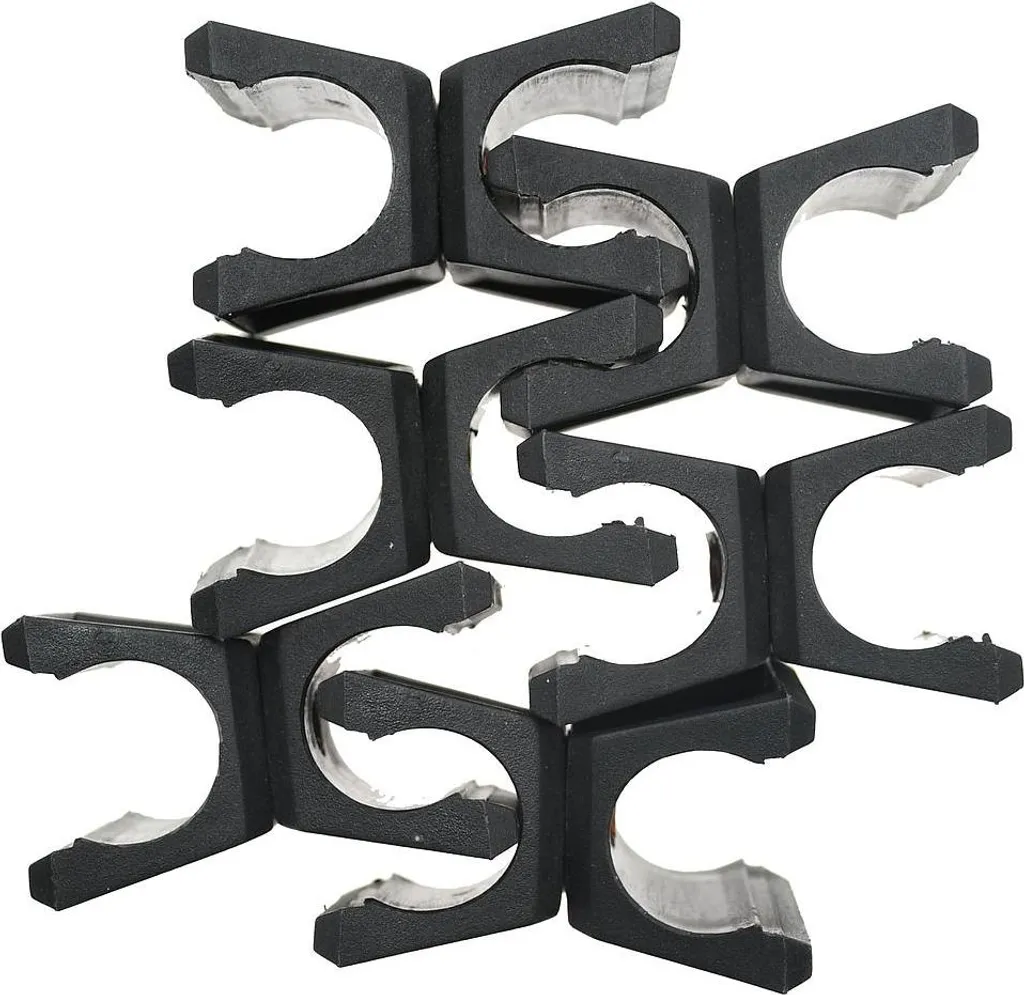 Clips 1" Pivotants Haute Résistance pour Fixation Bâche - Jeu de 6