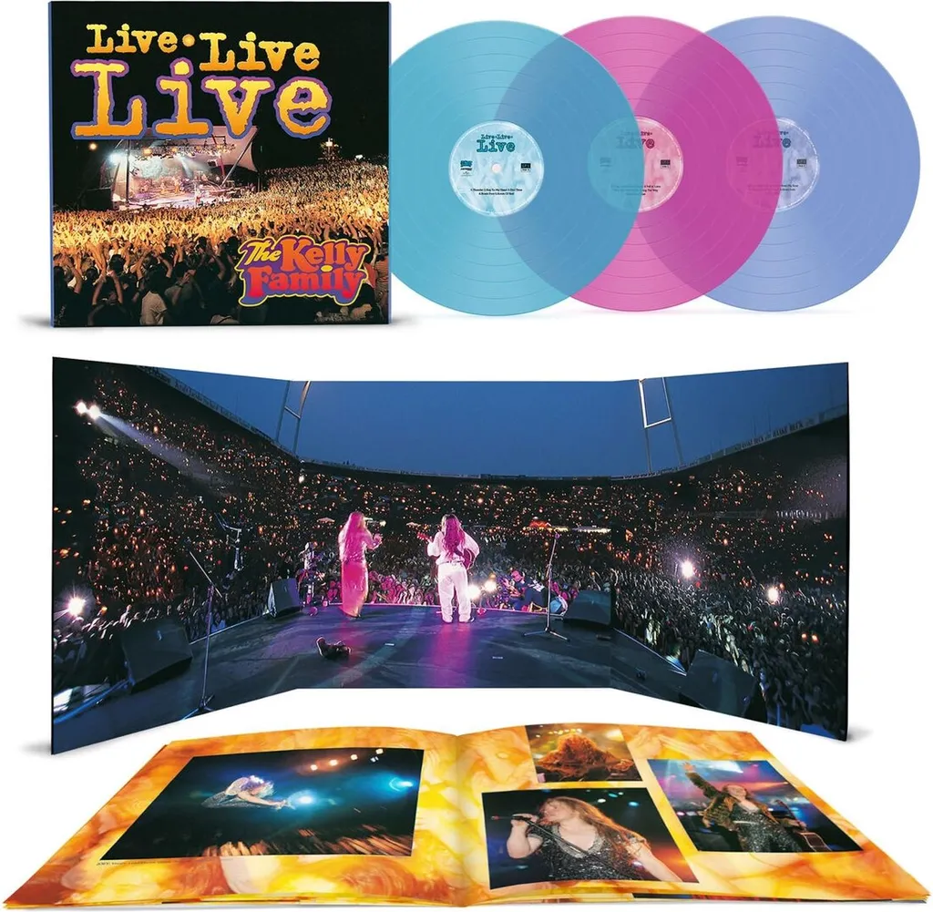 Vinyle Famille Kelly Live Live Live Édition Limitée pour Fans et Collection