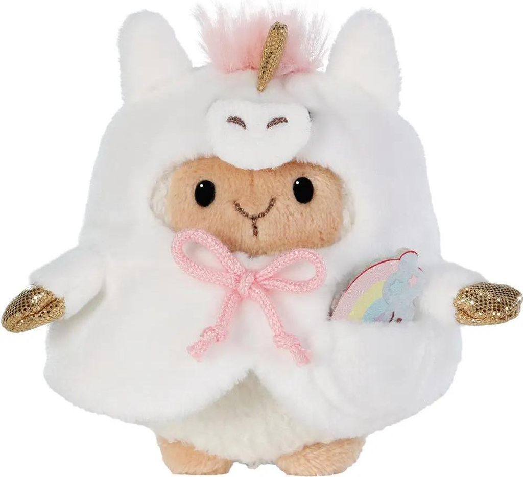 nici zestaw przytulanka owieczka wełna 8cm z tęczą i Zdjęcie produktu 