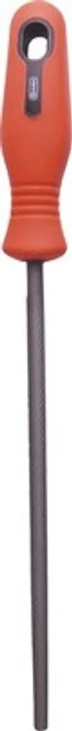 Lime ronde professionnelle 200mm taille 2 KS avec manche de sécurité
