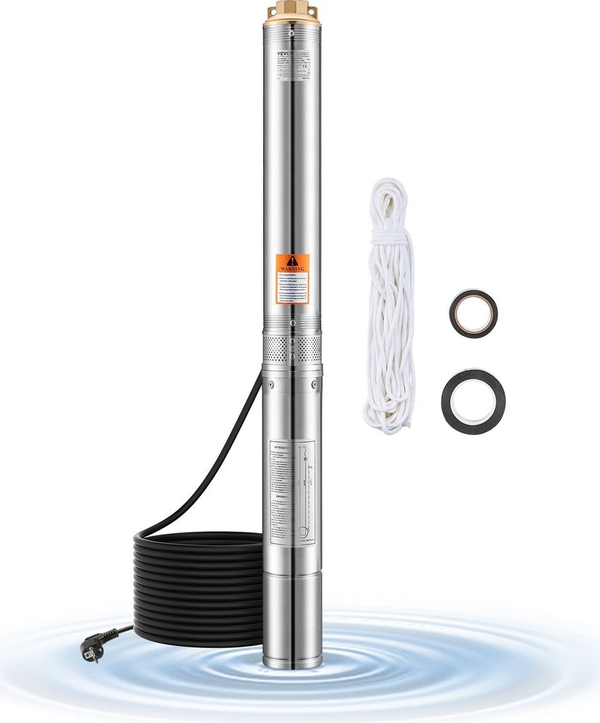 pompe de puits profond 1100W Pompe à eau submersible en Image du produit 