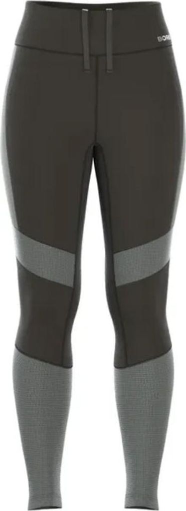 Björn Borg - Damen - BB Logo High Waist Block Tights - Bunt/Grau - Gr. XS