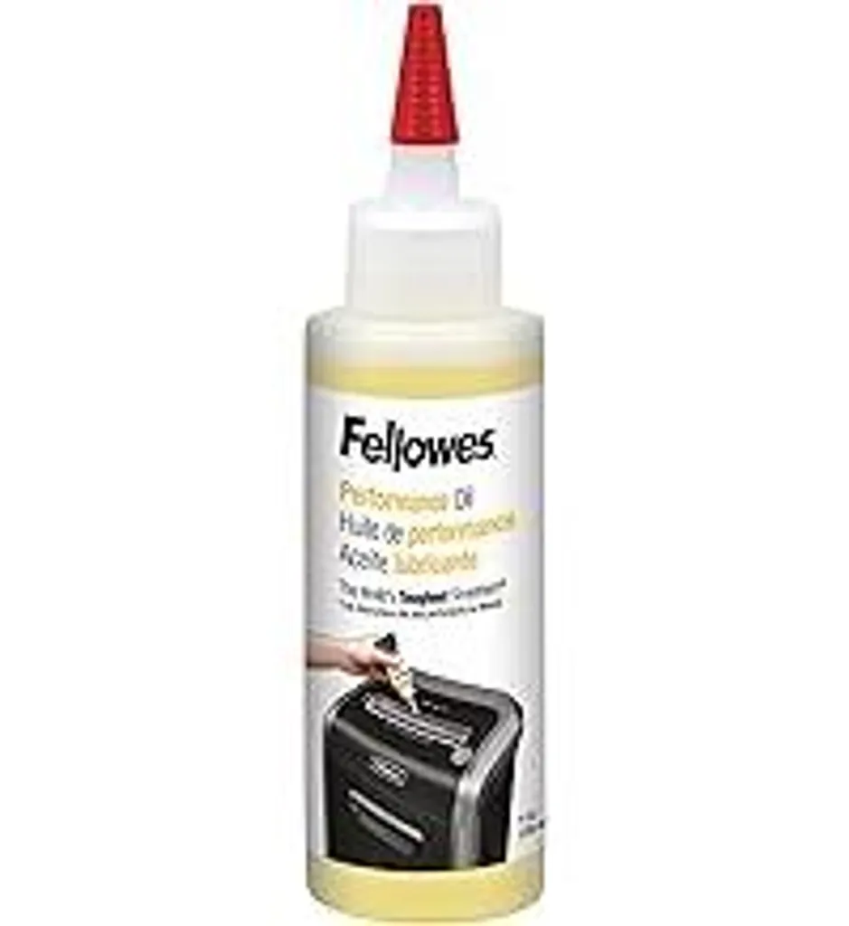Olio Fellowes 120ml per Distruggidocumenti: Manutenzione Professionale