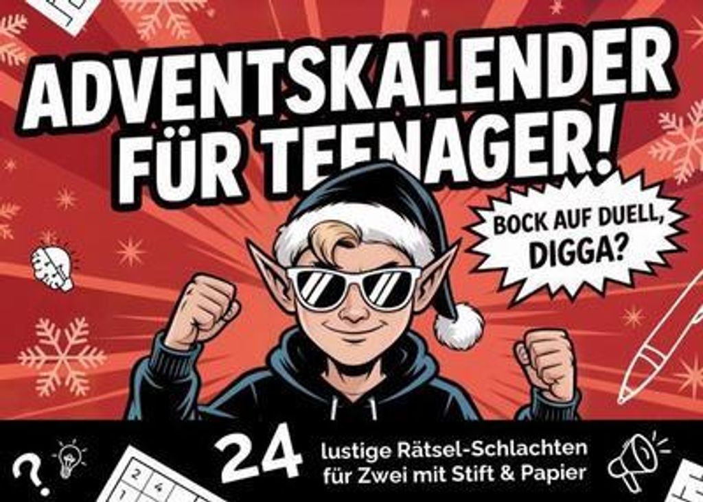 Adventskalender für Teenager: Bock auf Duell, Digga? Produktbild 