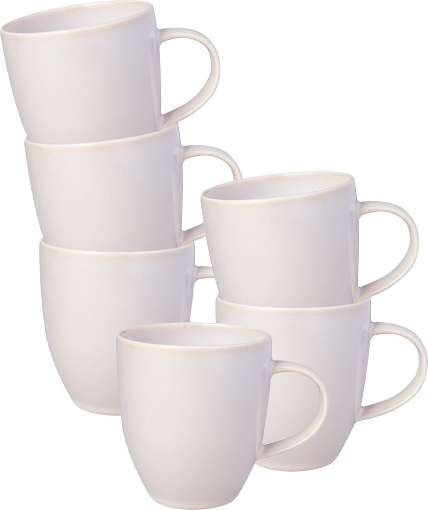 like. by Villeroy & Boch Crafted Baumwolle Kaffeebecher 358 ml 6er Set