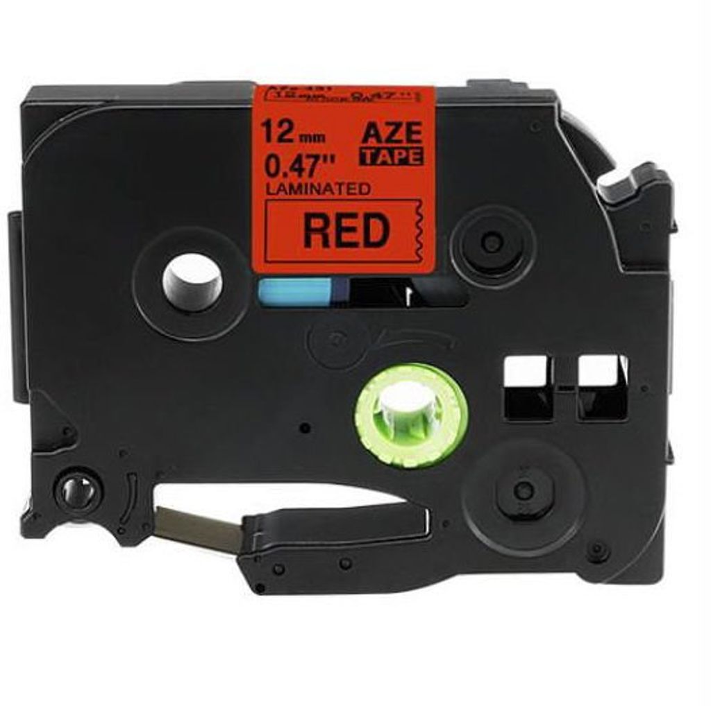 Brother TZe-431 Ersatzfarbband – 12mm Laminiertes Thermotransferband für P-Touch Etikettendrucker