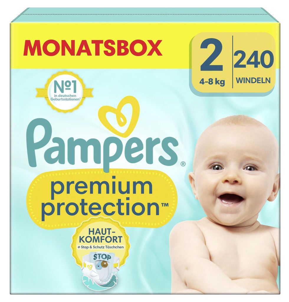 Pampers Premium Protection Größe 2: Optimaler Schutz für Produktbild 