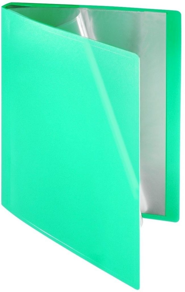 FSY Sichtbuch flexibel, 50 Hüllen, A4, PP grün transparent, 1 Stück