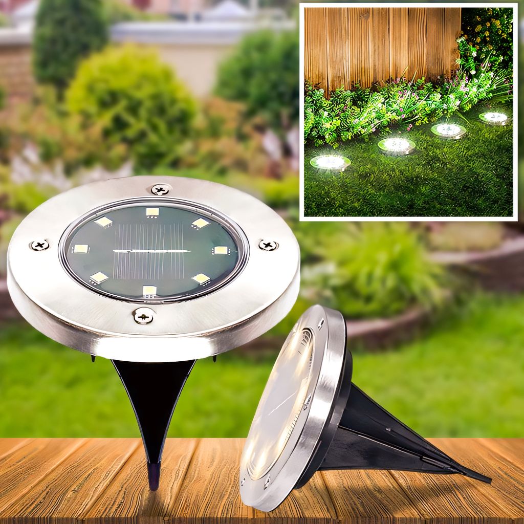 12 x 8LEDs Solarleuchten Garten, Solarlampe, Solar Produktbild 10