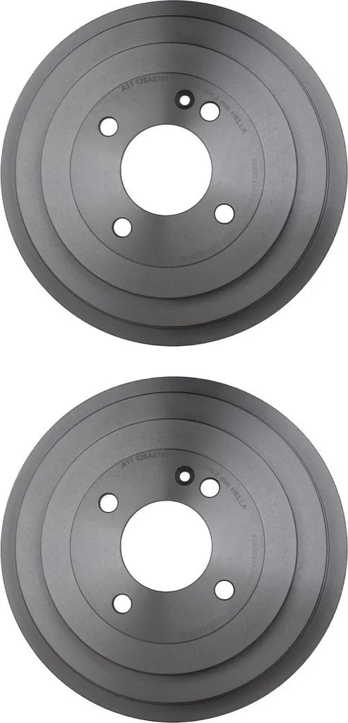 Tambours de frein HELLA Ø 252 mm pour KIA RIO contre les vibrations