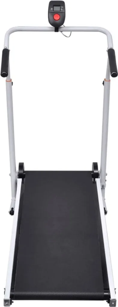 Mini tapis de course 93x36 cm pliable avec structure acier noir robuste