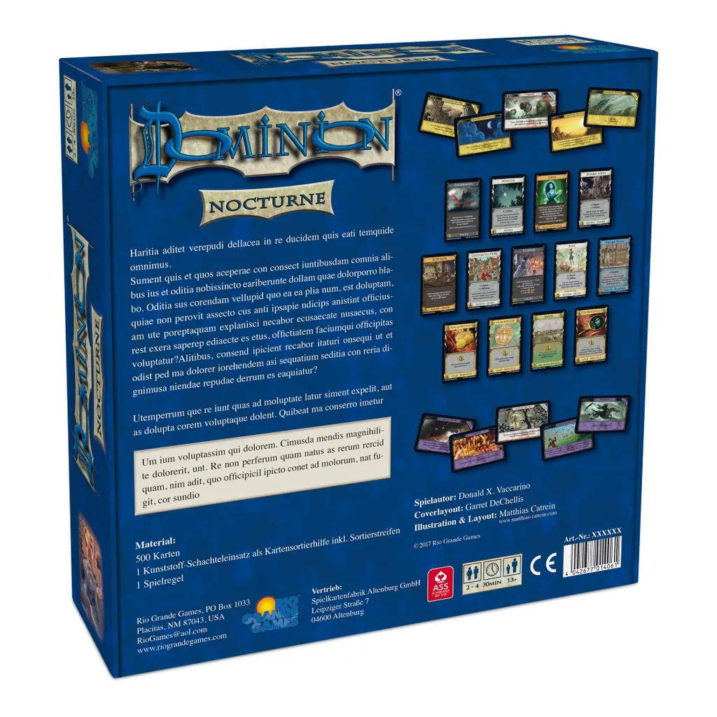 Extension Dominion Nocturne Jeu de Deck-Building pour Adultes et Ados