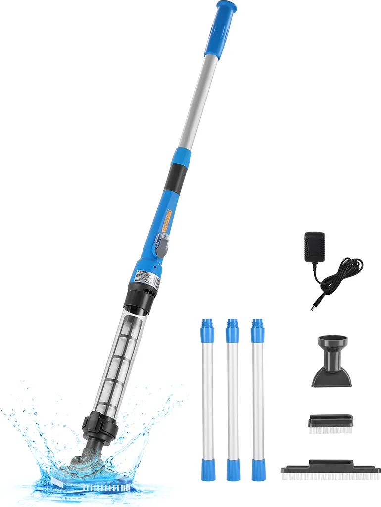 Aspiratore Piscina VEVOR Senza Fili 32L/min - Pulizia Spa e Fuori Terra