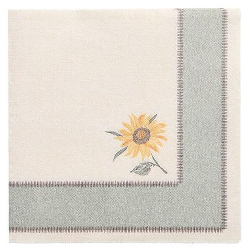 PAPSTAR Servietten 1/4-Falz, 40x40 cm, Sonnenblume, "ROYAL Collection" | Folie (50 Stück)