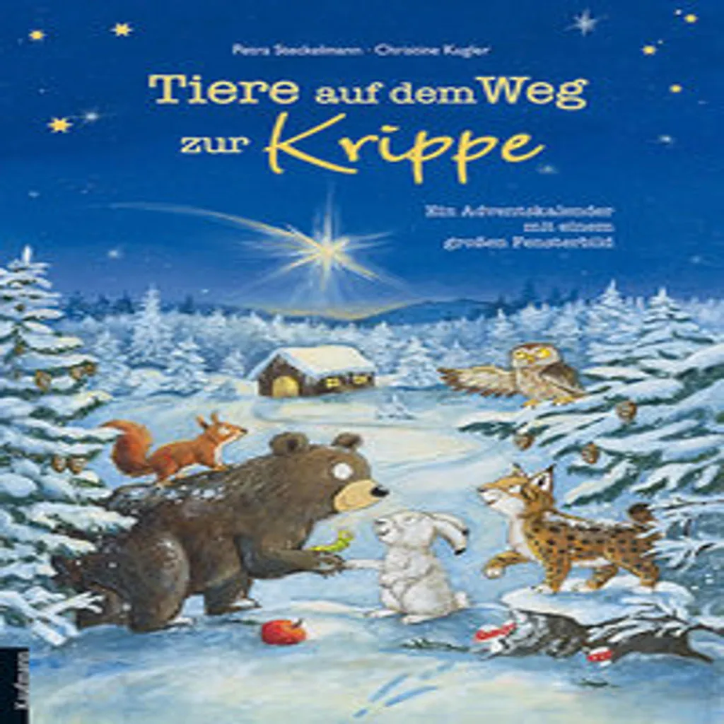 Crèche de Noël Animaux en Chemin vers l'Étable - Calendrier Décoratif