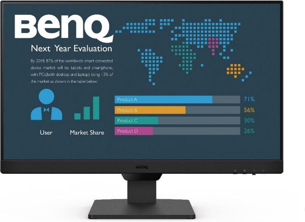 BenQ BL2490, LED-Monitor, (FullHD, IPS, HDMI, DisplayPort, Produktbild 