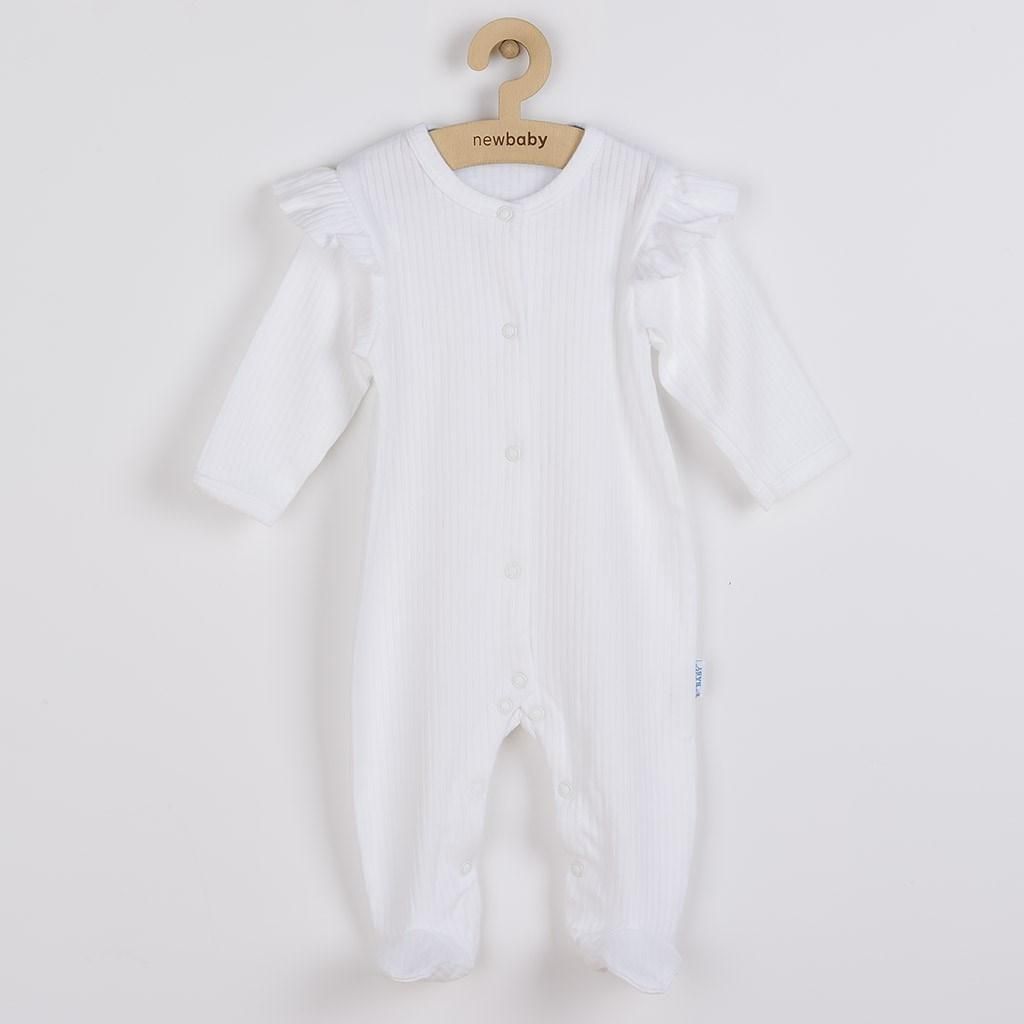 Neues Baby Praktischer weißer Baby-Overall, Gr. 74 (6-9m)